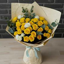 Букет цветов из:  Розы в Боровский Тюменская область