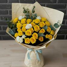 Букет цветов из:  Розы в Боровский Тюменская область