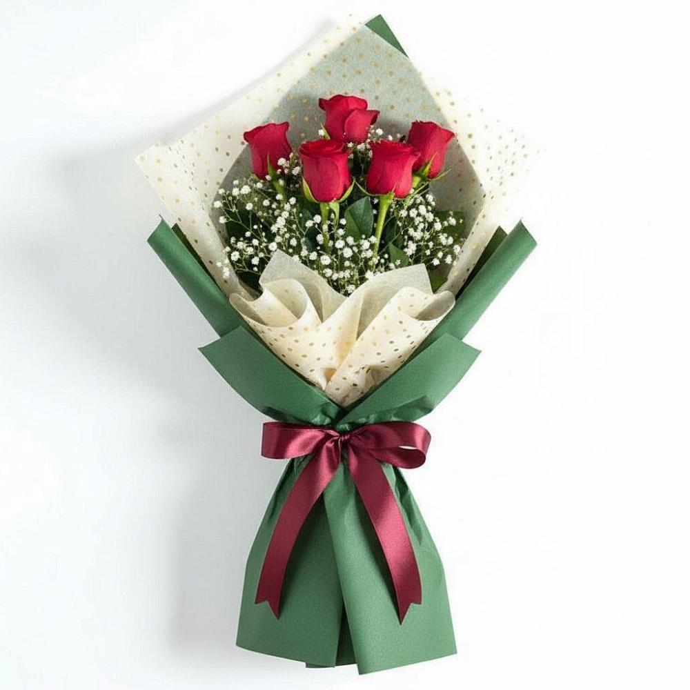 Букет цветов из: Розы в Боровский Тюменская область