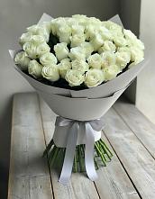 Букет 35 Белых роз в Боровский Тюменская область