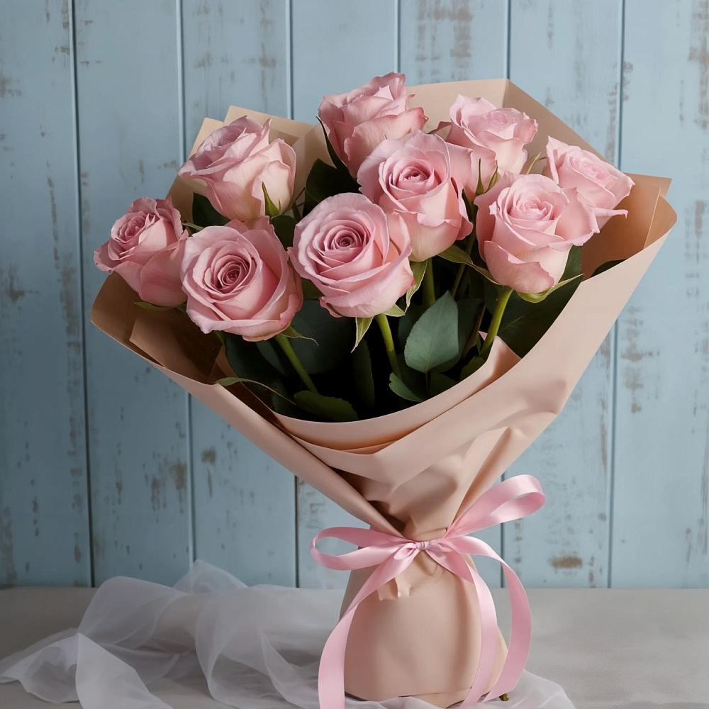 Букет цветов из: Розы в Боровский Тюменская область