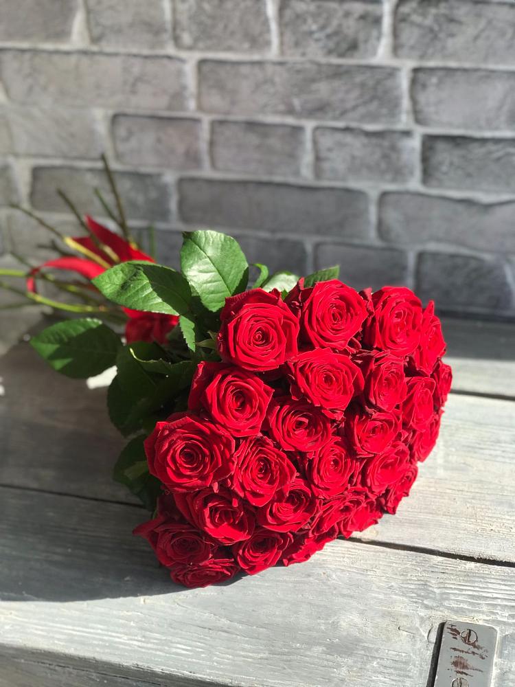 Букет Красные розы Фридом в Боровский Тюменская область