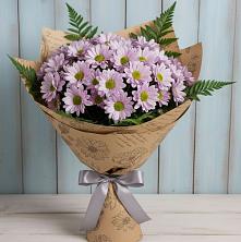 Букет цветов из:  Хризантемы в Боровский Тюменская область
