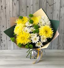 Букет цветов из:  Хризантемы #REPLACE_PRED# Боровский Тюменская область