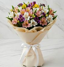 Букет цветов из:  Альстромерии в Боровский Тюменская область