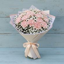 Букет цветов из:  Гвоздики в Боровский Тюменская область