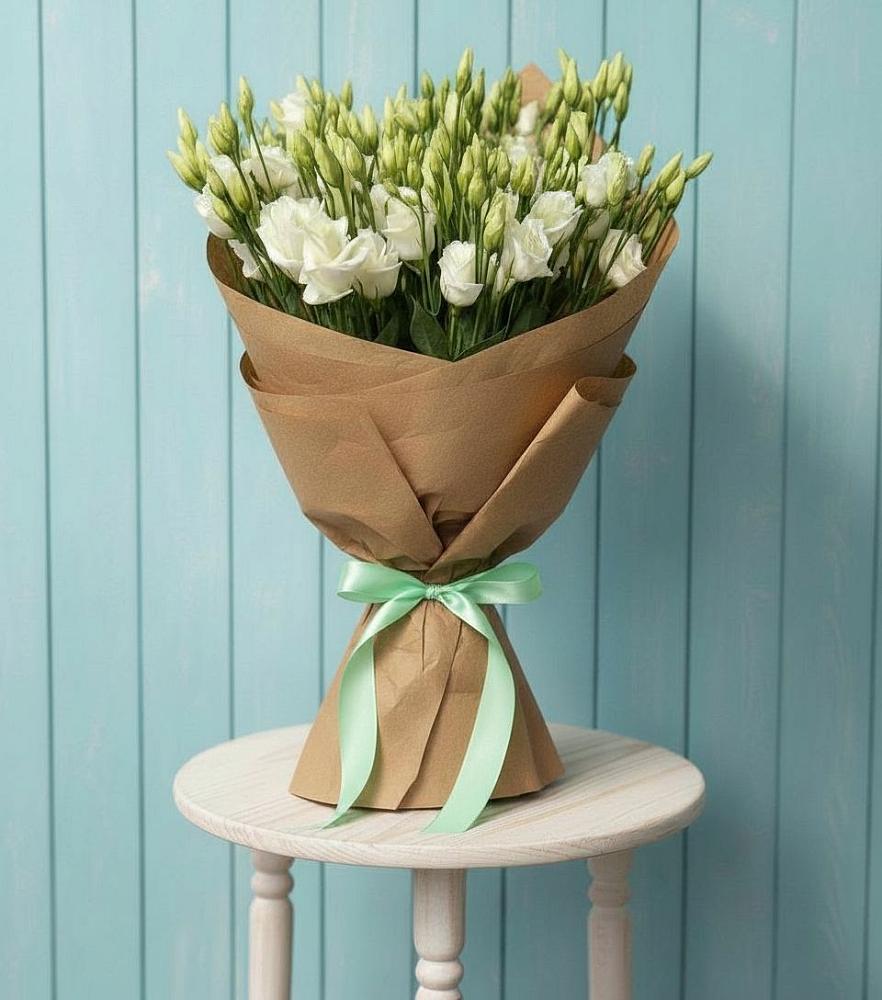 Букет цветов из: Лизиантусы в Боровский Тюменская область