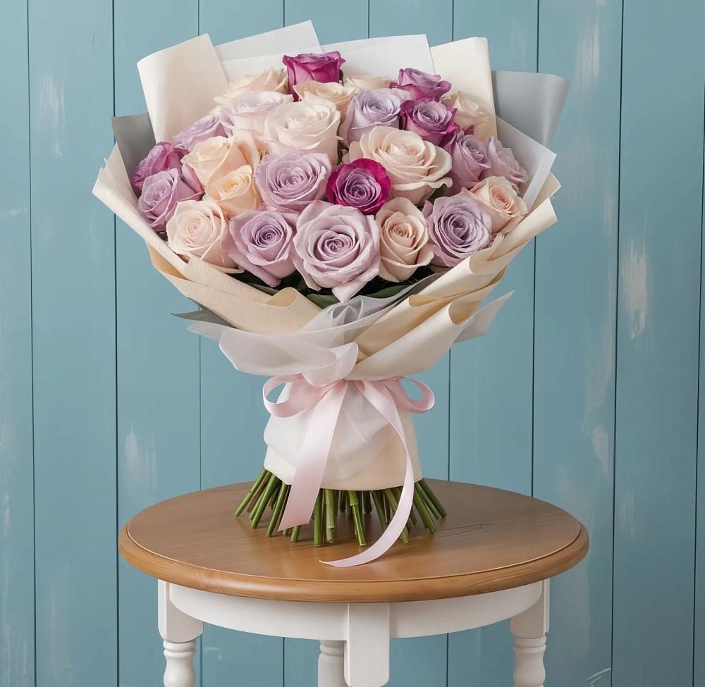 Букет цветов из: Розы в Боровский Тюменская область