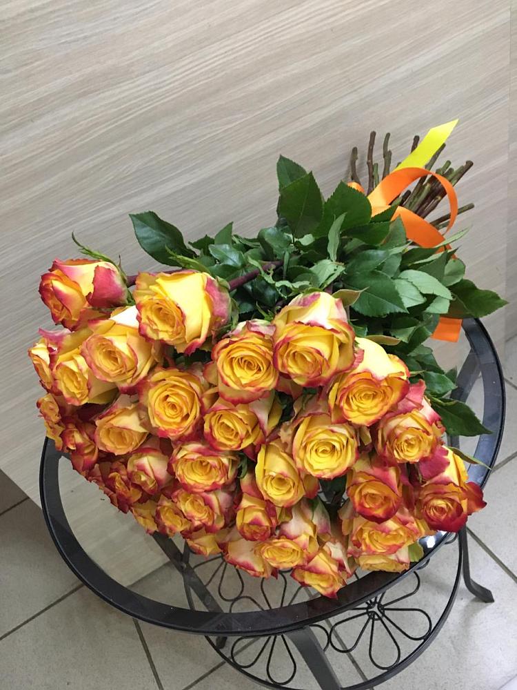 Букет Желтые розы в Боровский Тюменская область