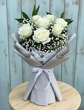 Букет цветов из:  Розы в Боровский Тюменская область