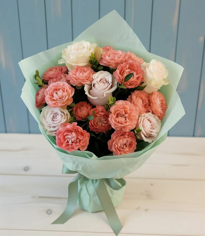 Букет цветов из: Розы в Боровский Тюменская область