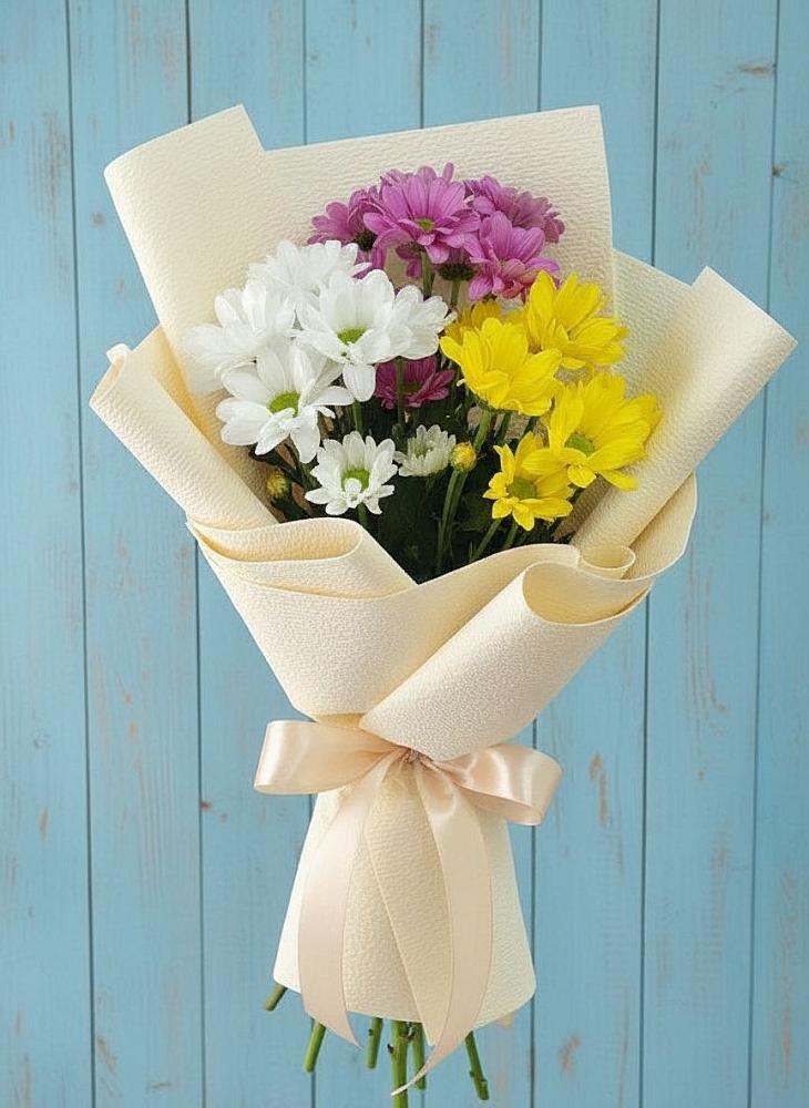 Букет цветов из: Хризантемы в Боровский Тюменская область