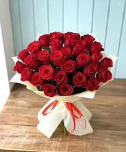 Букет 29 Красных роз в Боровский Тюменская область