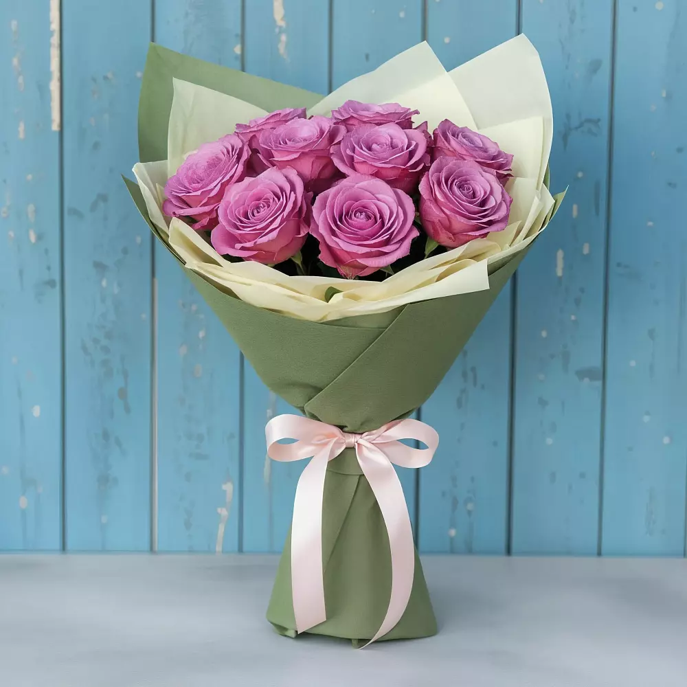 Букет Розы Фёрст Леди в Боровский Тюменская область