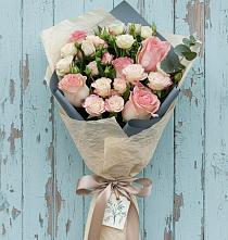 Букет цветов из:  Розы #REPLACE_PRED# Боровский Тюменская область