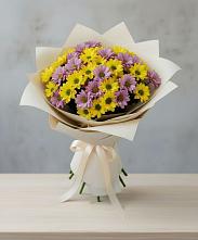 Букет цветов из:  Хризантемы #REPLACE_PRED# Боровский Тюменская область