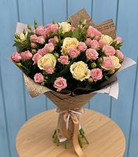 Букет цветов из:  Розы в Боровский Тюменская область