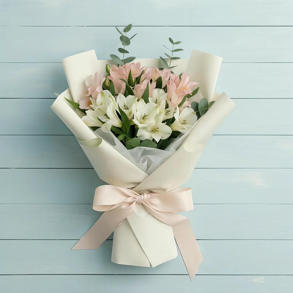 Букет цветов из: Альстромерии в Боровский Тюменская область