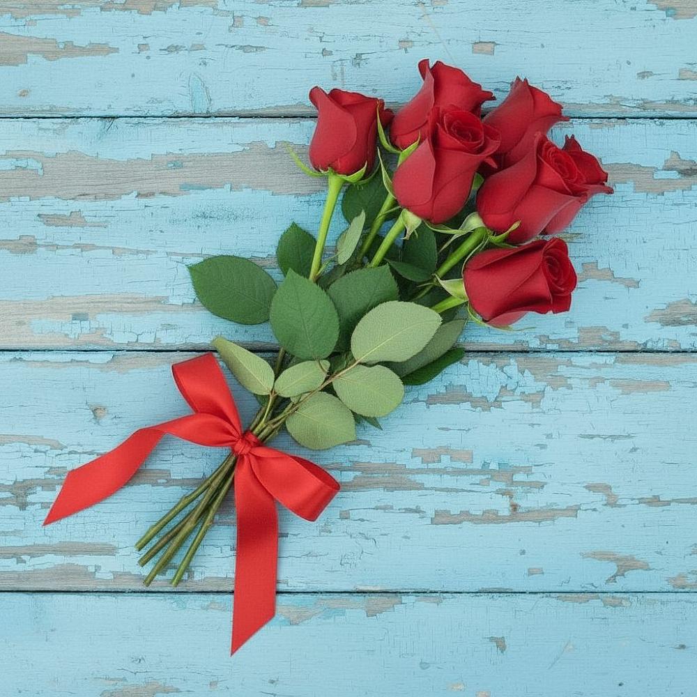 Букет Красные розы в Боровский Тюменская область
