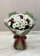 Букет цветов из:  Хризантемы #REPLACE_PRED# Боровский Тюменская область