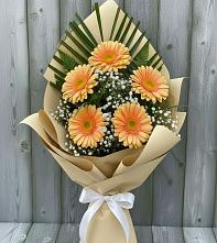 Букет цветов из:  Герберы #REPLACE_PRED# Боровский Тюменская область