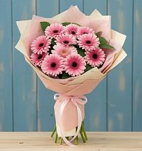 Букет цветов из:  Герберы в Боровский Тюменская область